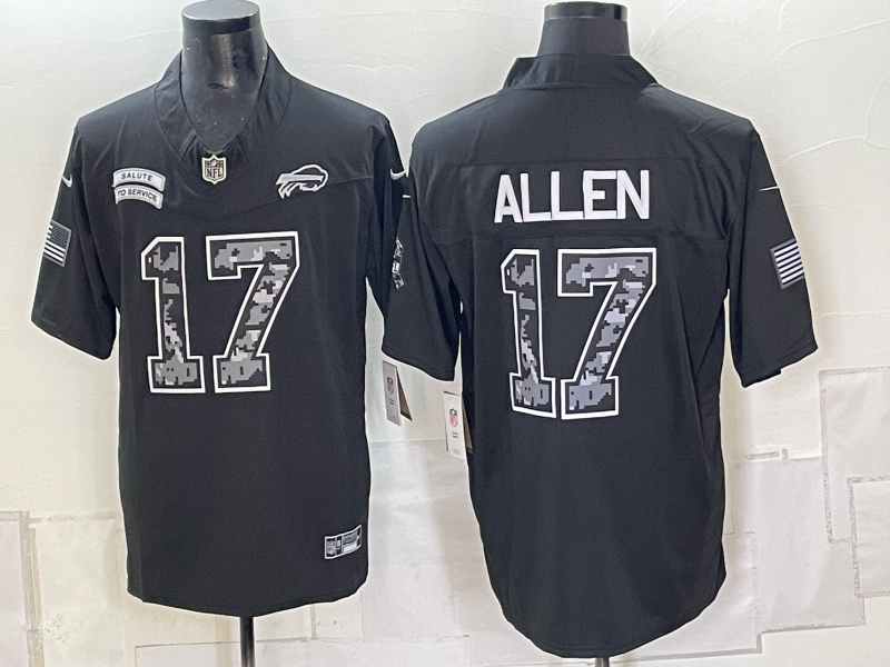 Men 2026 Buffalo Bills #17 Allen black Nike Limited NFL Jersey 1005002